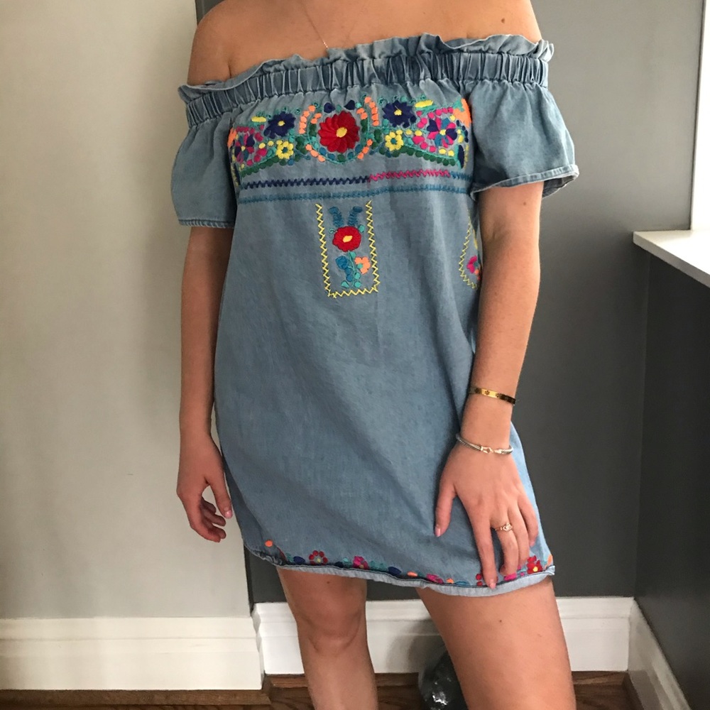 Denim dress NWOT